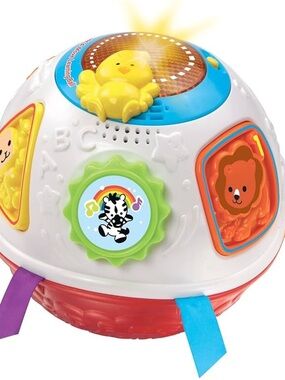 Baby Learning Activity Ball - White/Yellow/Blue/Green/Red